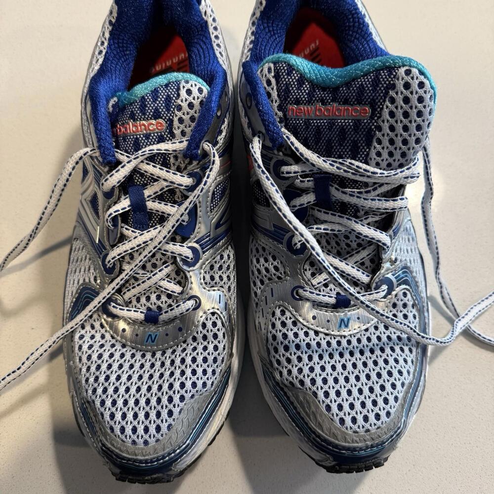 New Balance Women 7 860 V3 Running T beam white blue Sneakers W860SB3